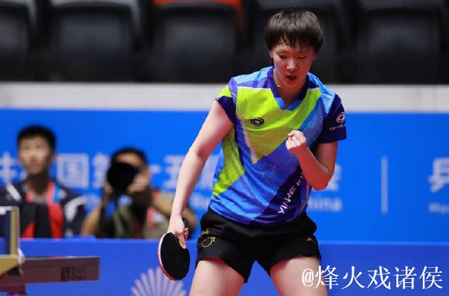 王曼昱4-1战胜钱天一 晋级全运会乒乓球女单八强